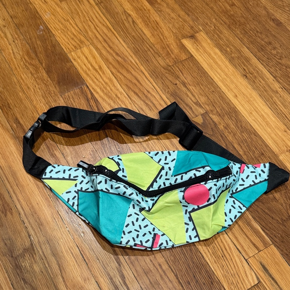 Colorful Geometric Pattern Fanny Pack